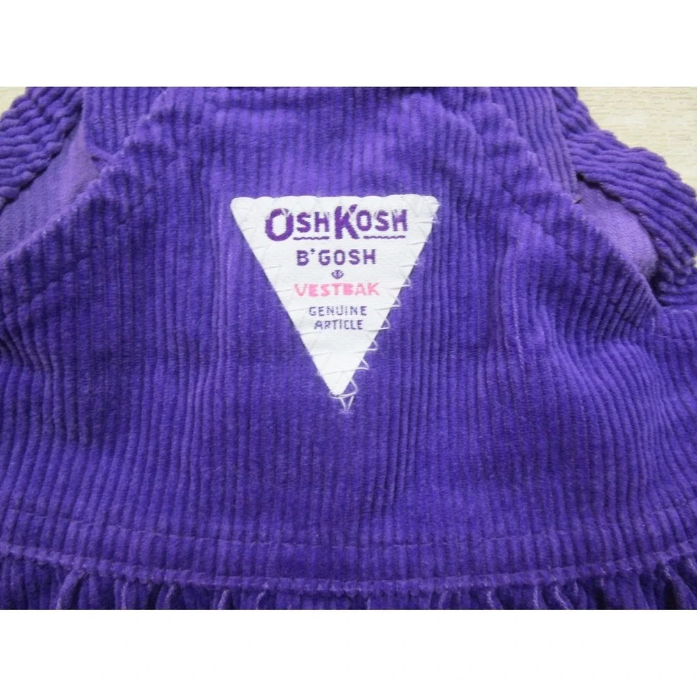 OSH KOSH B'GOSH Vestbak Toddler Vintage Made USA‎ Cotton Overalls Size 4T Romper